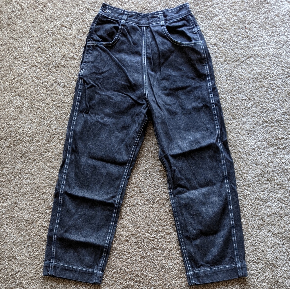 Freddie's of Pinewood Lana Black Pedal Pusher Jeans 26